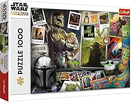 Trefl - Star Wars Mandalorian, Collezione Grog - Puzzle 1000 Elementi - Puzzle Collage con Personaggi delle Fiabe, Intrattenimento Creativo, Divertimento, per Adulti e Bambini Sopra i 12 Anni
