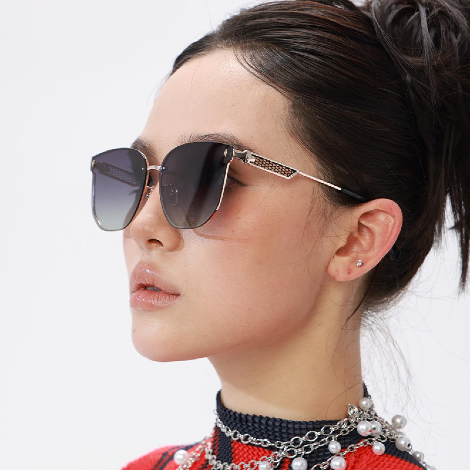 Gafas de sol para mujer, cara ovalada, estilo urbano