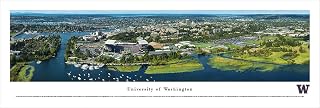 Husky Stadium and University of Washington Campus Aerial - Blakeway Panoramas Print
