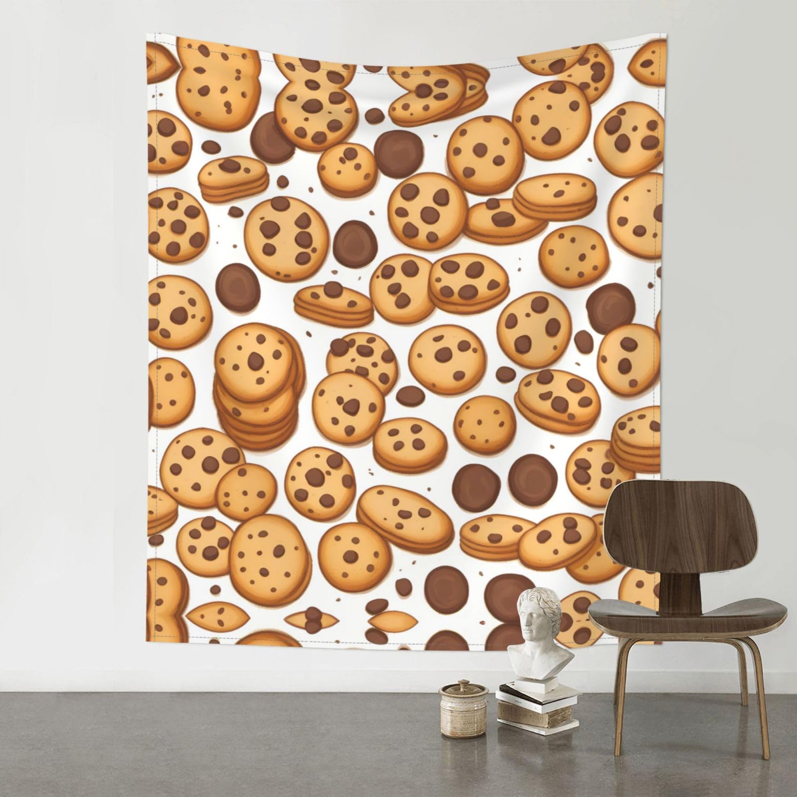 Tapisserie murale biscuits pépites de chocolat idée cadeau créative - 8