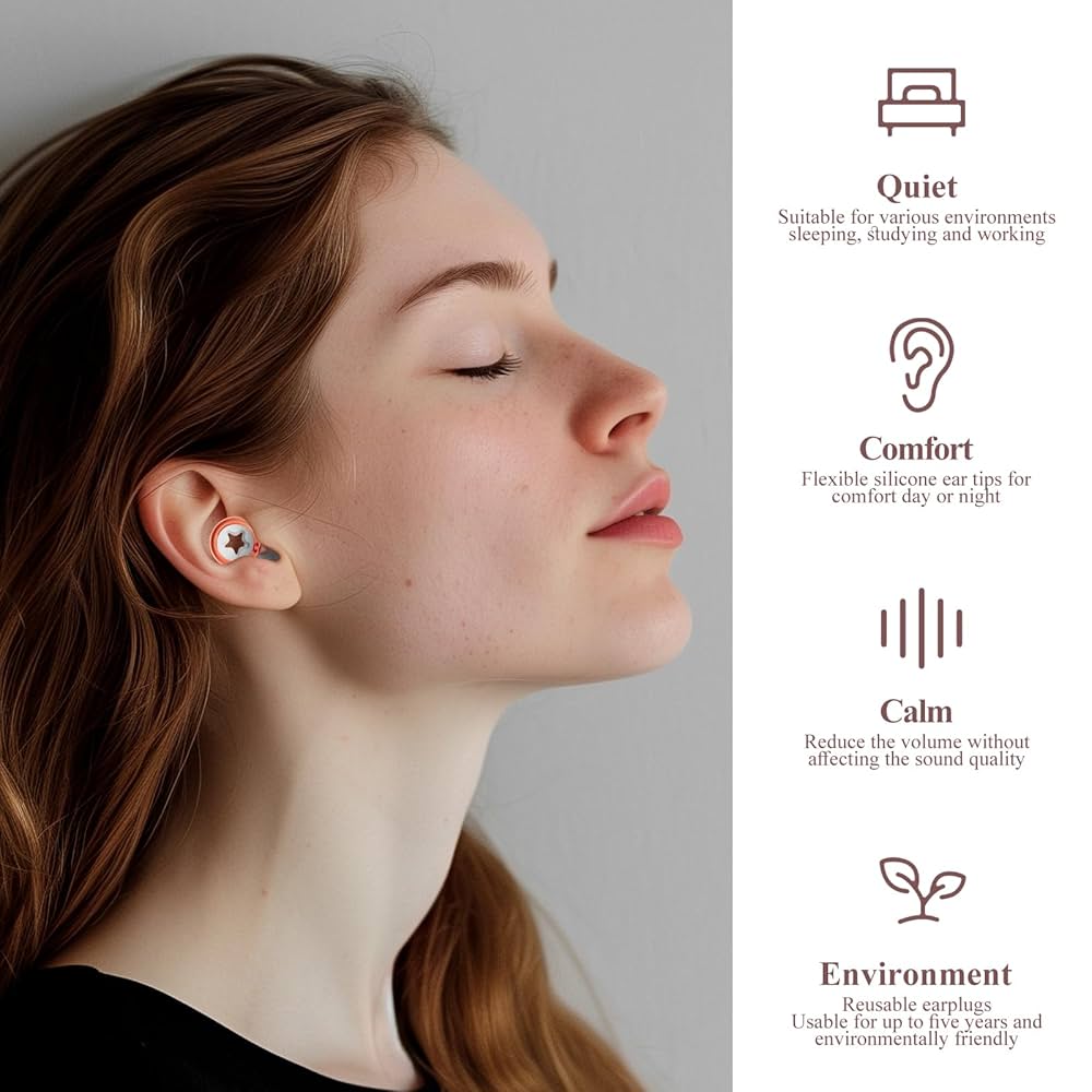 ❤未使用❤耳栓　SLEEP　EARPLUGS Amazon.com: Ear Plugs for Sleeping Noise Reduction, Beinkap