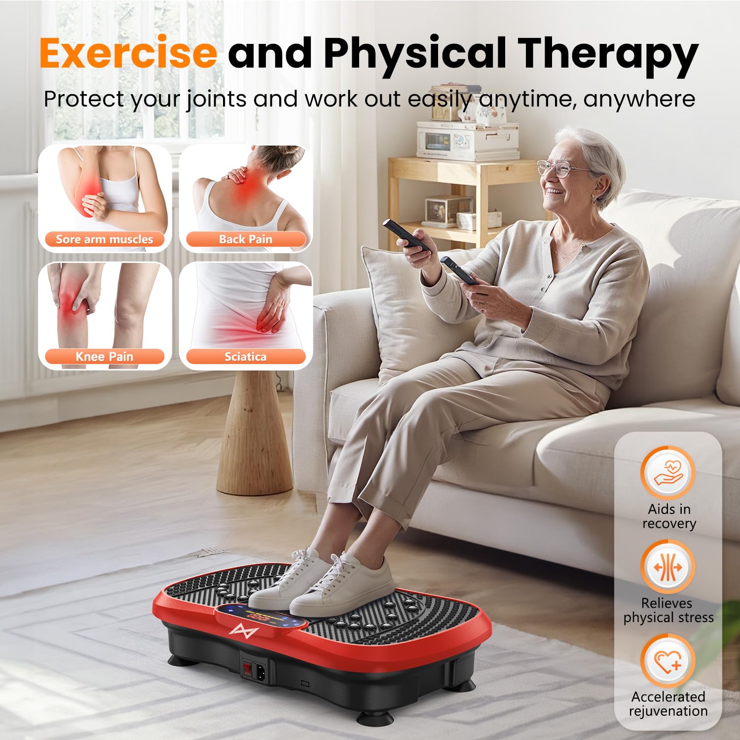 AXV Vibration Plate - Full Body Fitness -7