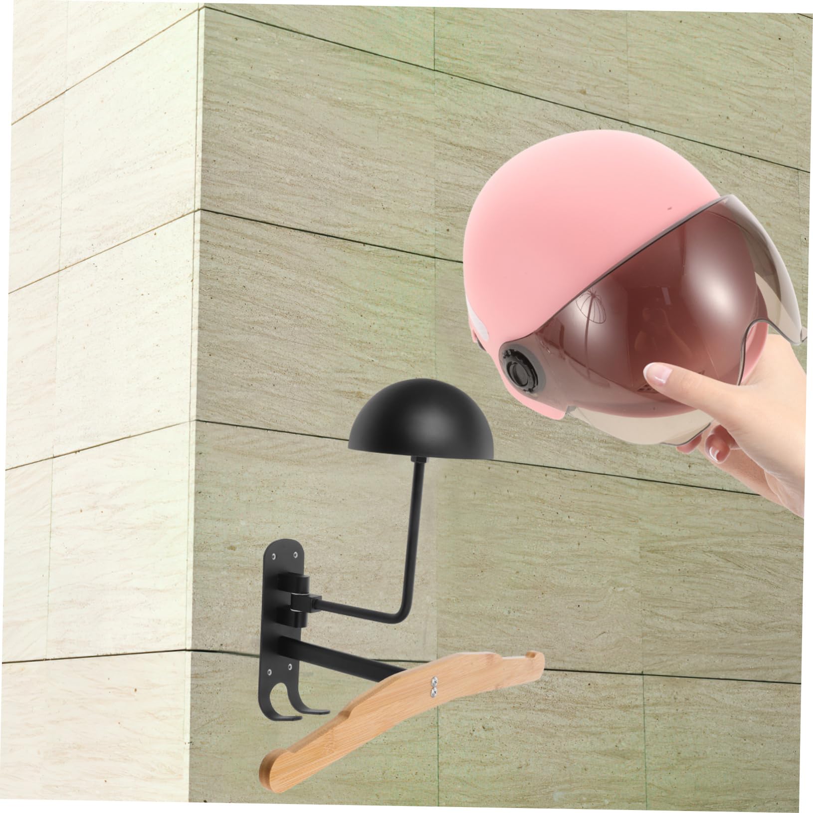 da Muro per Caschi da Rack Versatile per Caschi e Attrezzatura Design Moderno e Resistente Ottimizza Spazi Limitati