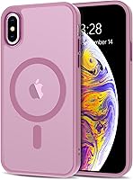 Vista 194 de Anuck - Funda magnética para iPhone 11 compatible con MagSafe, carcasa trasera mate translúcida dura, borde de TPU, delgada, resistente a impactos