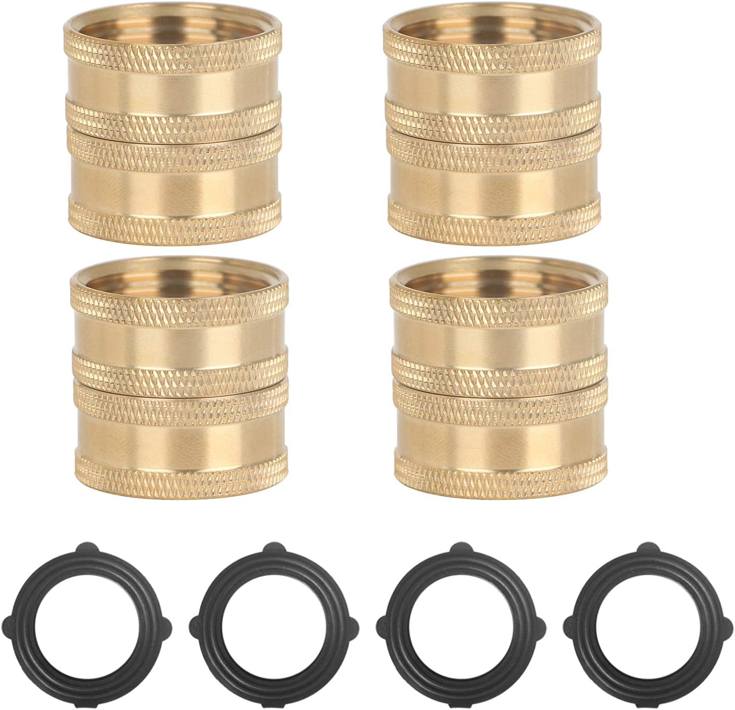 3/4 inch Brass Garden Water Hose Double Female Swivel Connector Adapter