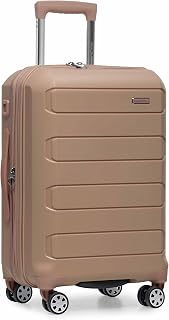 Traveler's Choice Pagosa 22-Inch Hardshell Carry-on with Spinner Wheels & USB Charging