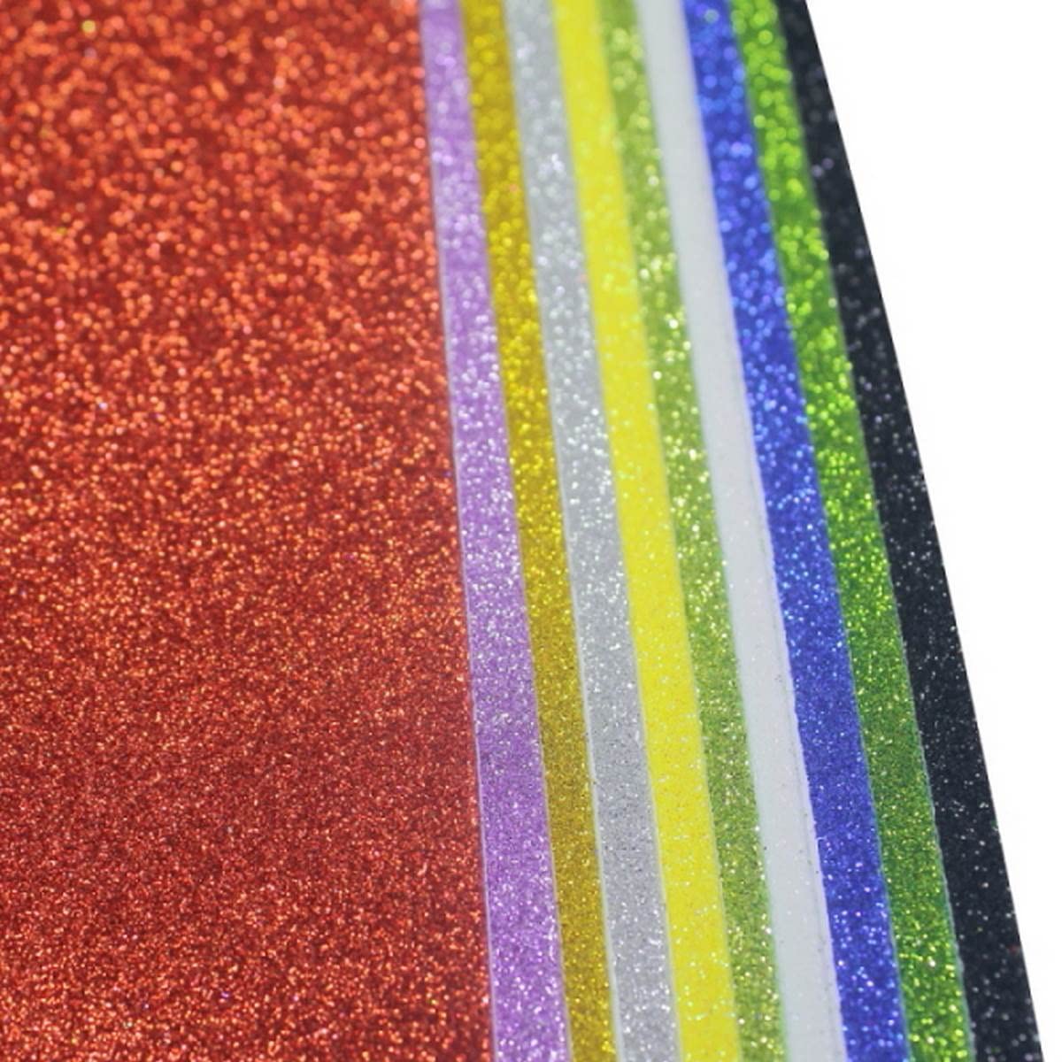 Aadya Crafts A3 Glitter Foam Sheet Multi Colour 10 Sheet-image-32