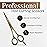 Facn Hair Cutting Scissors - Professional Hair Scissors 6.5 Inch Razor Edge Barber Shears Salon Hair Cutting Shears - Japanese Stainless Steel - Precision Cutting Premium Shears for Men, Women & Kids
