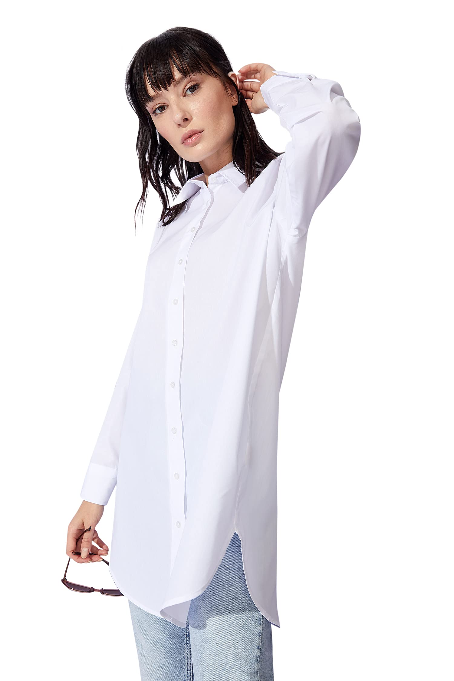 Relax Fit Long Sleeve Tunic for Women 