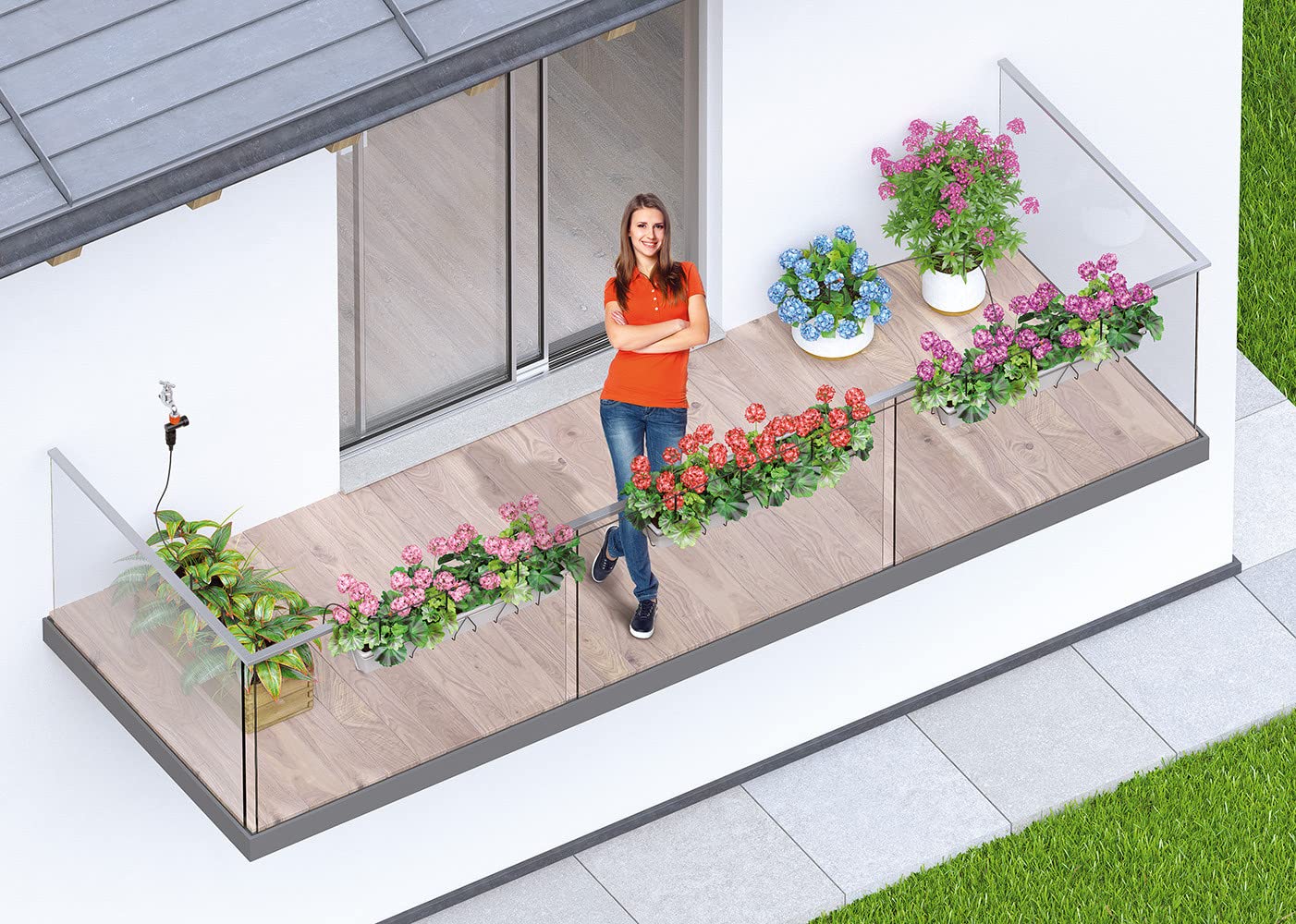 CLABER D90764000 - Kit Goteo 20 macetas