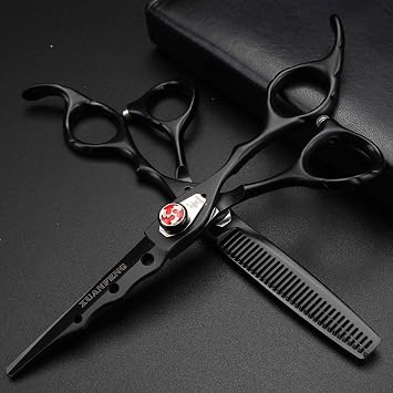 Professional Hairdressing Barber 6" Hair cutting scissors sharp blades Salon Shears for Hairdressers, Salon, Barbers Men, women, student, Children and Adults 2pcs