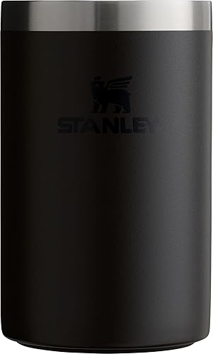 Stanley Everyday Can Cooler Cup 10 oz | Beer, Seltzers, Soda, and Energy Drinks | Doubles as Tumbler | Insulated Stainless Steel Drink Holder | BPA-Free | Black 2.0