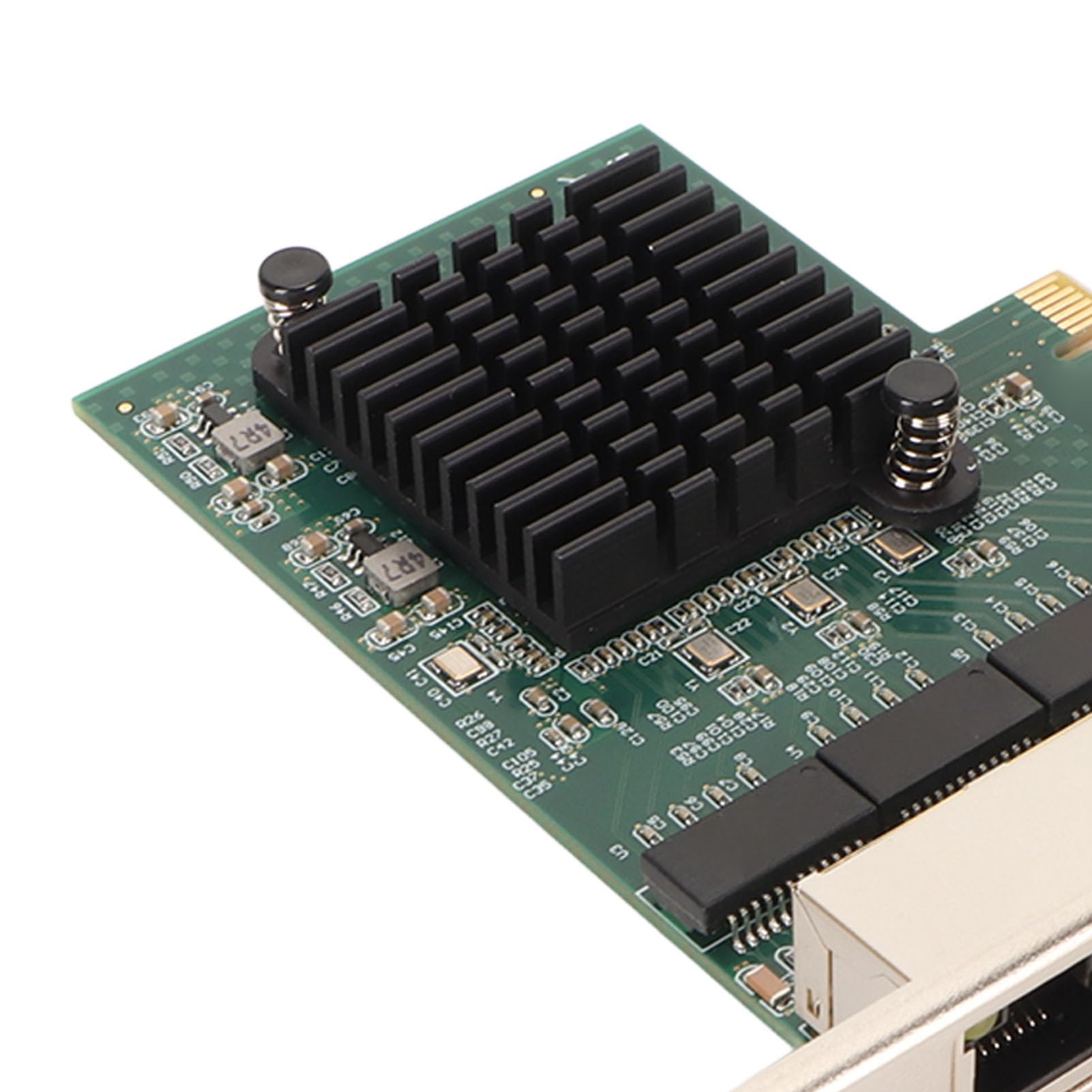Carte Réseau PCIe 4 Ports, Carte Réseau PCIe Gigabit pour Chipset Realtek 8111F, Carte D'interface Réseau Gigabit Ethernet PCIe X1, Carte Réseau Adaptateur Serveur NIC