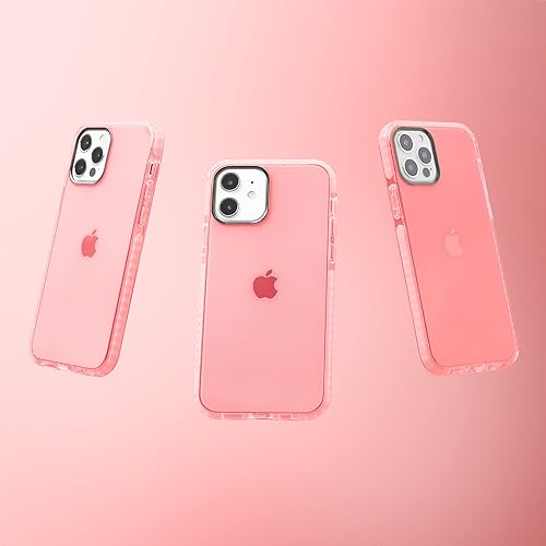 Miniatura 2 de SteepLab Funda de barrera para iPhone 12 y iPhone 12 Pro, absorción de impactos de protección de 360 grados con bisel elevado y colores llamativos
