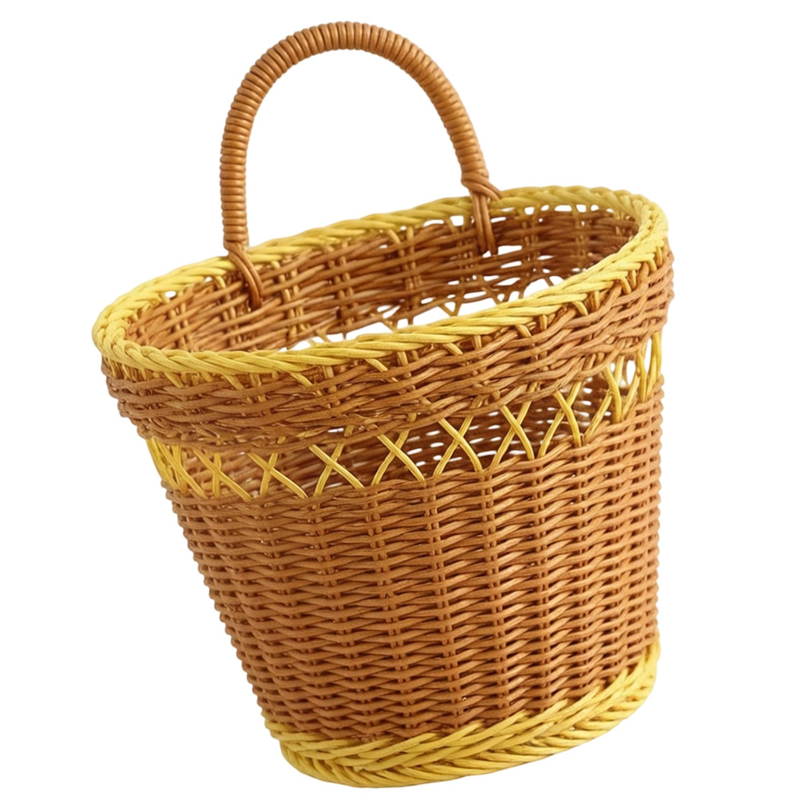 XIOANG Practical Kitchen Storage Solution with Sturdy Construction Gingers Garlic Fruit Vegetable Holder Decoration Interlaced Storage Bin