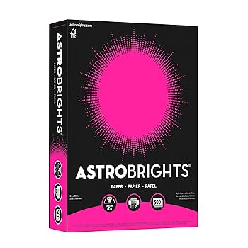 Amazon.com : Neenah Astrobrights Bright Color Paper, 8 1/2in