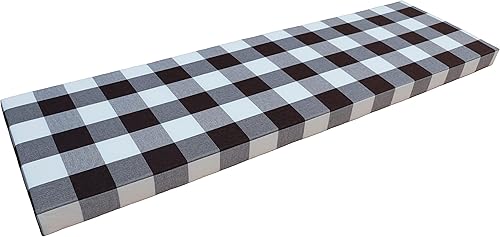 Jininworl Cojines de asiento de tamaño personalizado, antideslizantes, para ventana panorámica, para exteriores e interiores, para patio, porche,