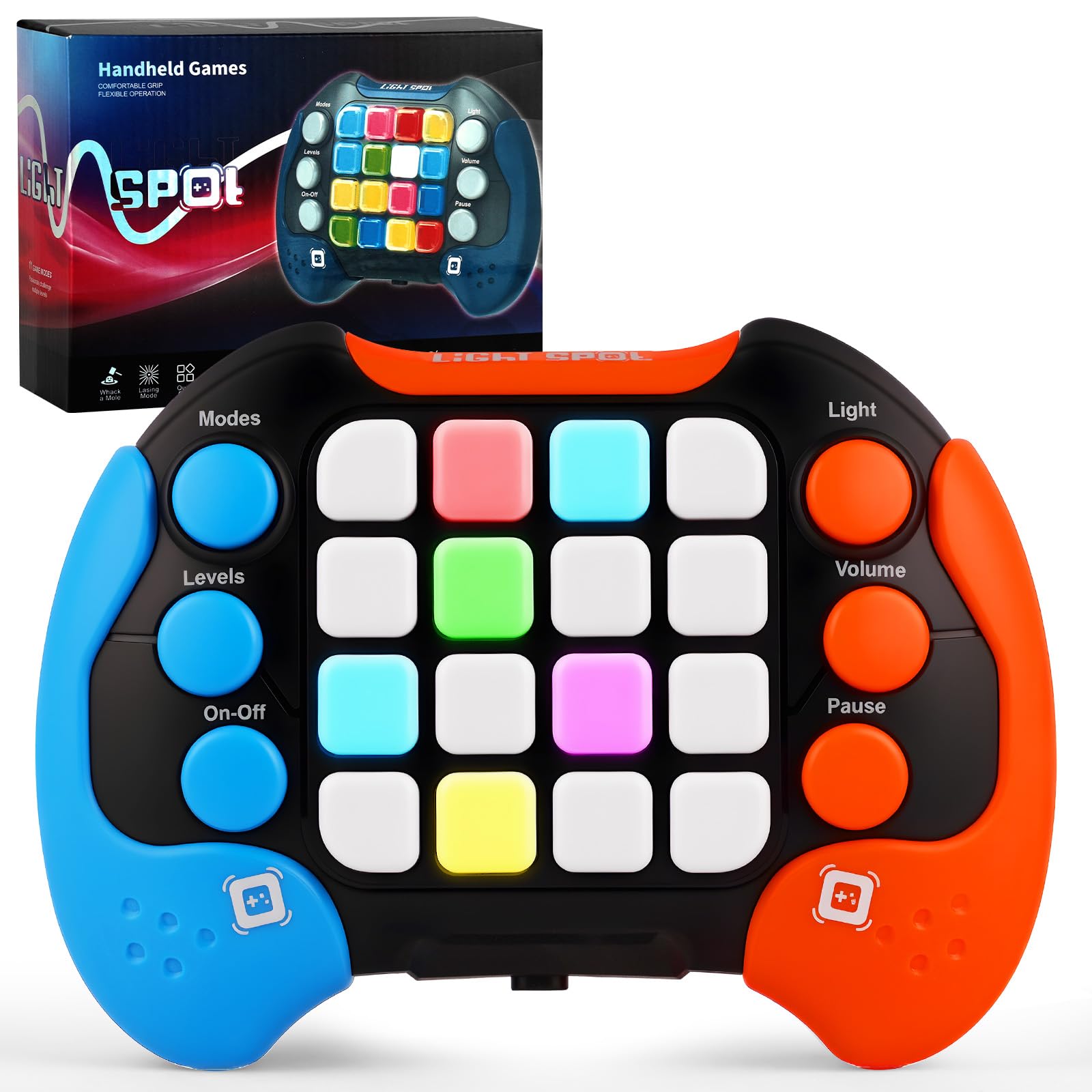 AYESY Quick Push Pop Fidget Toys, Decompression Breakthrough Puzzle Pop Games Machine for 6 7 8 9 Year Old Boys Girls, Handheld Games Multiple Modes Toy Birthday Presents for Kids