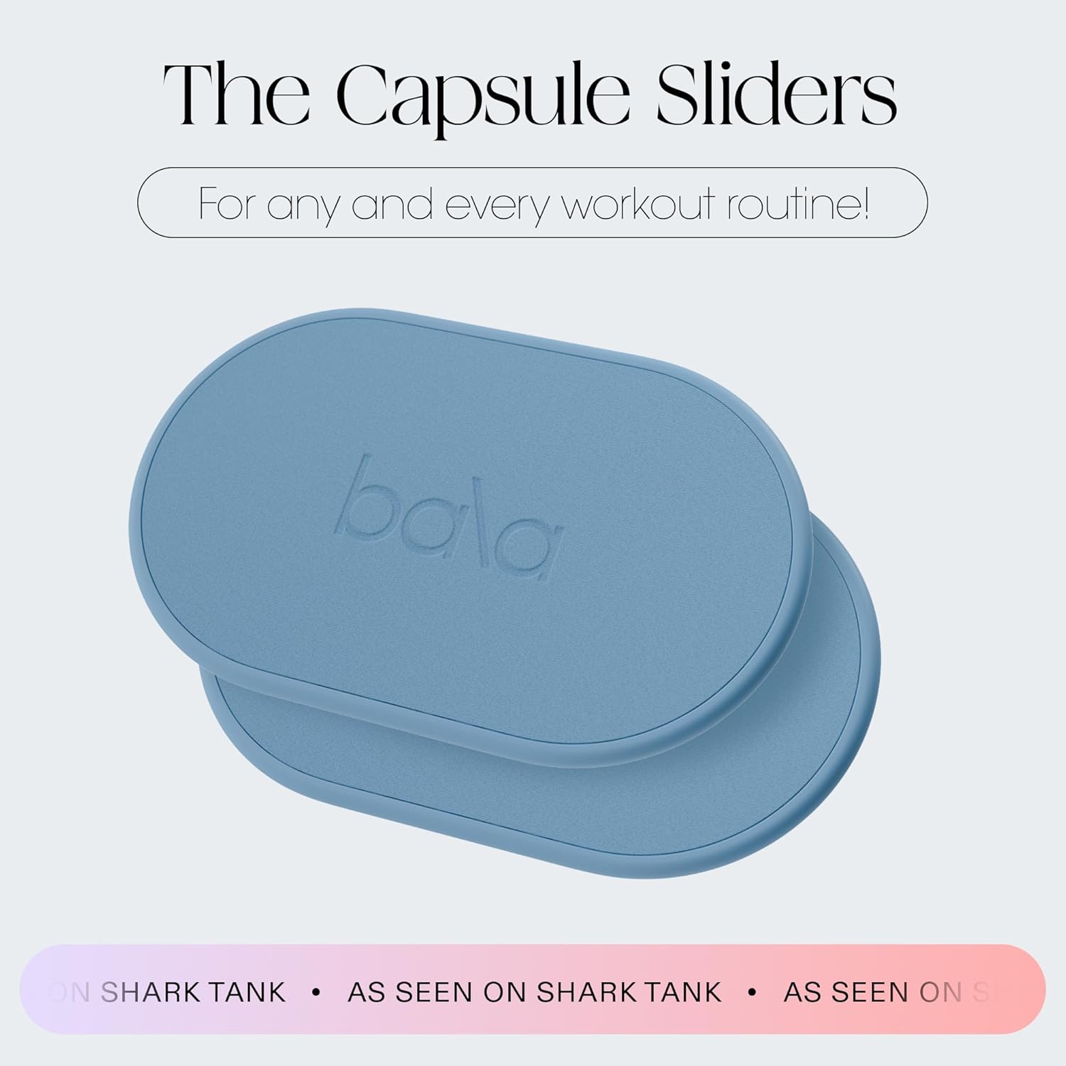 Bala Capsule Sliders for Working Out, Core Workout Sliders - Floor Exercise Sliders & Fitness Gliders for Squats, Lunges, & Push-up Variations - Strength Slides for Yoga, Pilates & Aerobics - Image 2