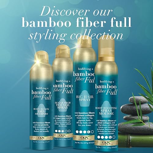 Miniatura 4 de OGX Bodifying  Bamboo FiberFull Big Hair Spray 64033 8 onzas