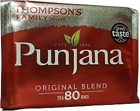 Punjana Thompsons Tea Bags 80 per Pack