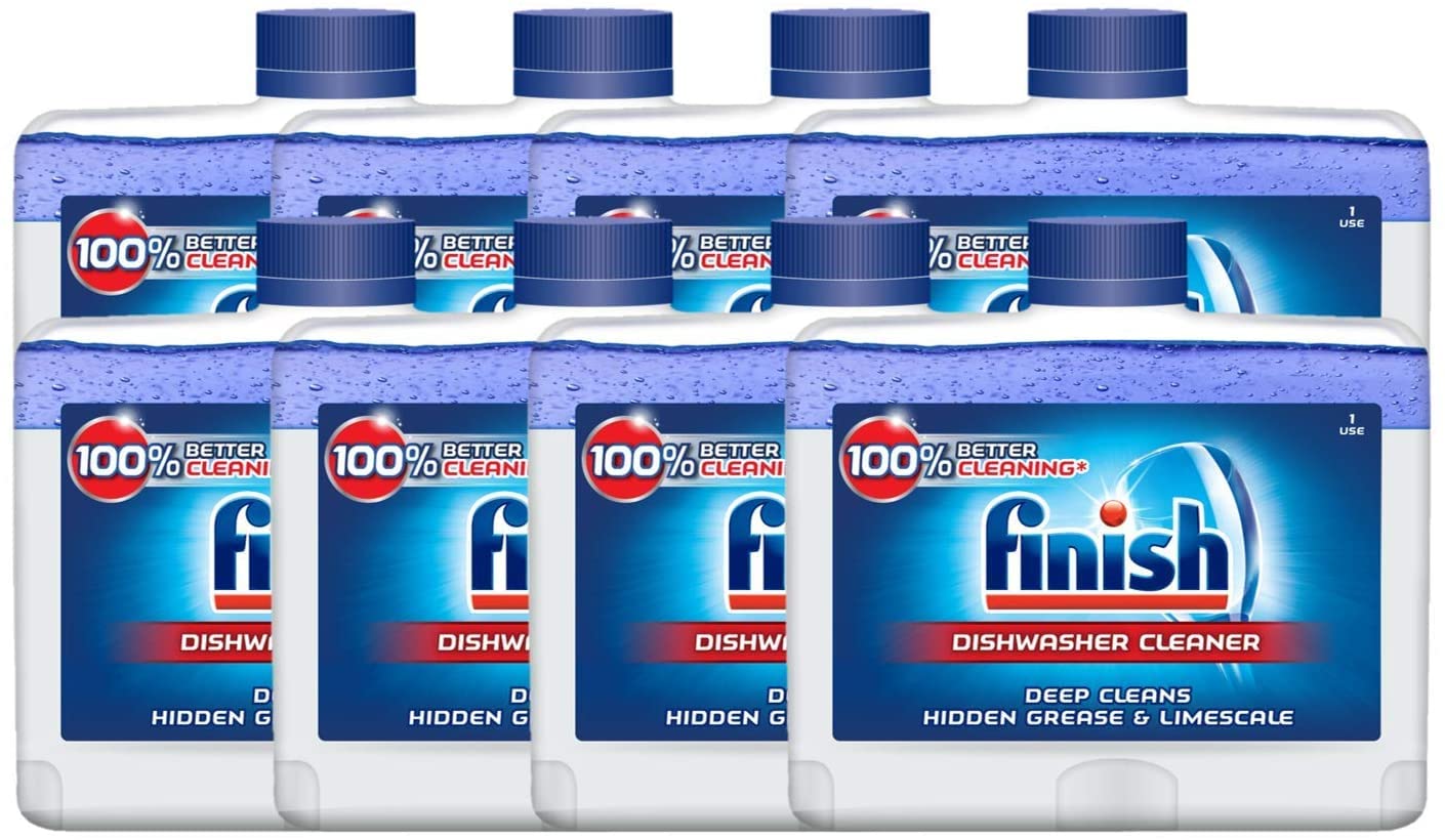 Finish Dishwasher Cleaner Cleaner Machine 250ml Case of 8