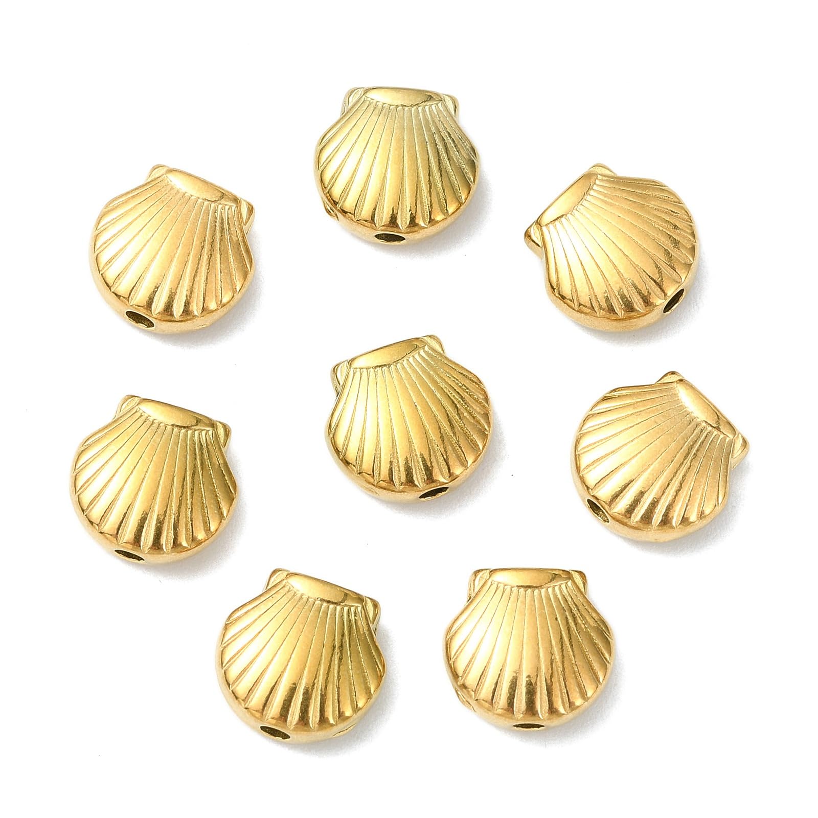 Perles coquillage pour bijoux de plage et accessoires d'été faits main