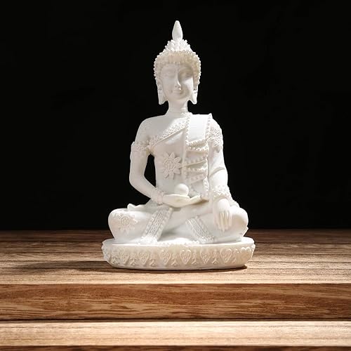 Carefree Fish Buddha Statue Minimalist Sandstone Decoration Buda Decor Bring Home a Ray of Sunshine 4Inch