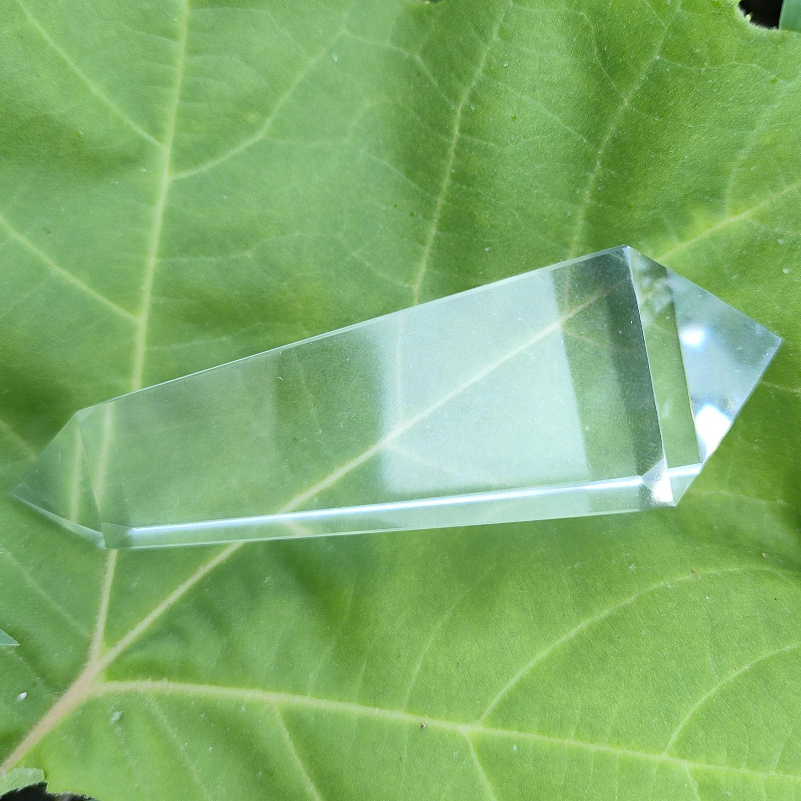 28" Vogel-Cut Crystal Wand 4 Sided Vogel Crystal Vogal Cristal Vogel Cut Crystals Clear Double Terminated Himalayan Crystal Natural High Altitude Vogal Crystal Healing Quartz voegel Chakra