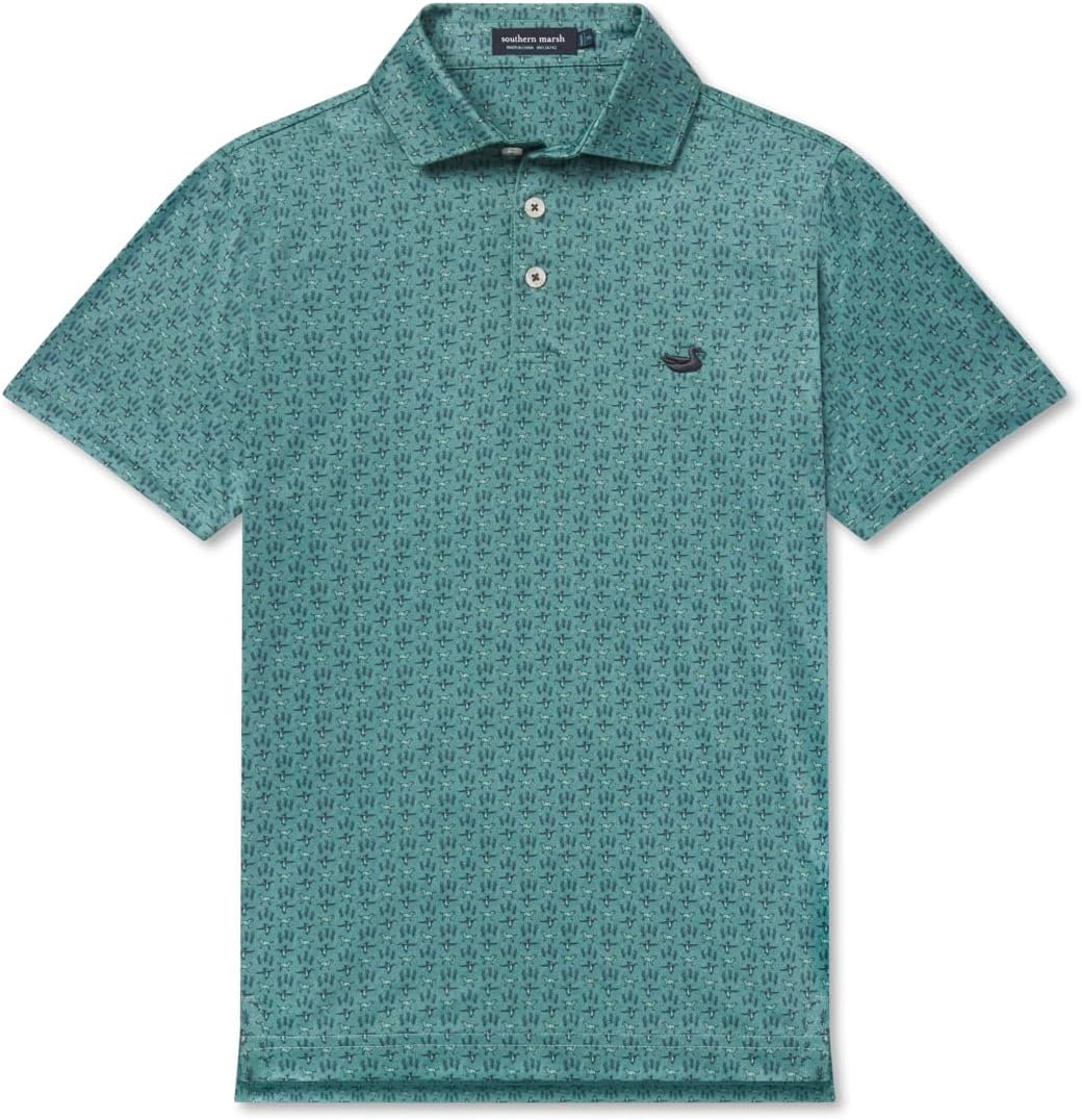 Southern Marsh Youth's Flyline Marsh Morning Performance Polo Shirt, Short Sleeve Shirt