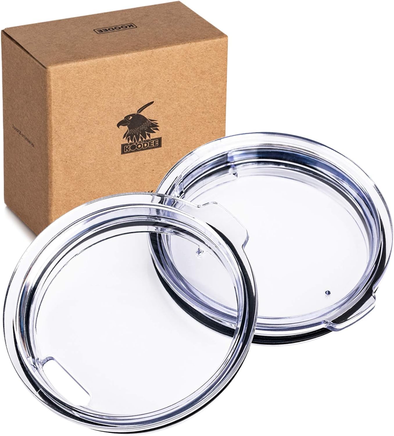 Photo 1 of 20 oz Tumbler Lids Splash Proof Replacement Lids Covers Fits for YETI Rambler, for Old Style Rtic and More Travel Mugs (20 oz, 2 Pack)
