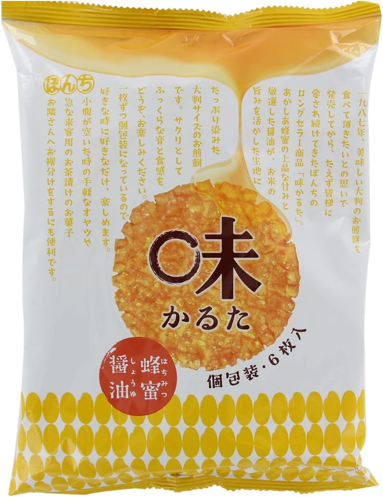 Basin six taste Karuta honey soy sauce six X12 bags