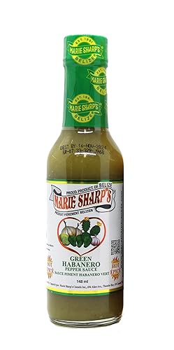 Marie Sharp's Salsa de pimienta habanero verde, 5 oz