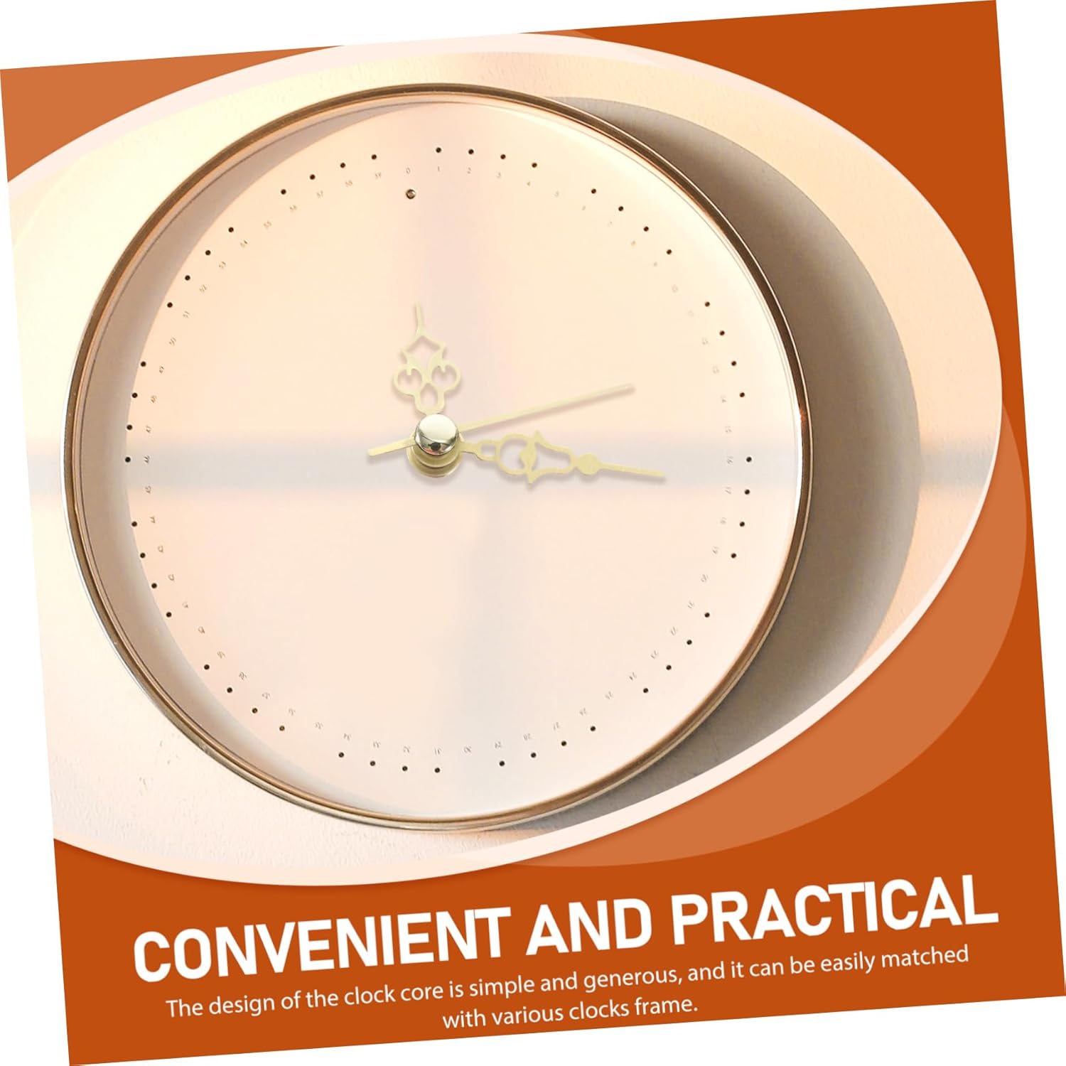 Generic DIY Craft Wall Clock Movement 2 Sets Mechanism Kit for Repair Replacement