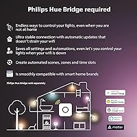 Vista 8 de Philips Hue Sensor de Contacto Inteligente Seguro, Negro - Paquete de 1, Sensor de Puerta Hecho para Puertas y Ventanas Interiores, Alarma de Puerta