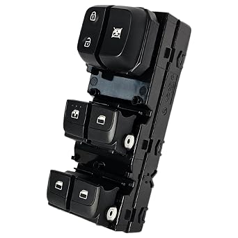 SWITCHDOCTOR Window Master Switch for 2018, 2019, 2020, 2021, 2022, 2023 Kia Rio Driver Automatic Up & Down Only
