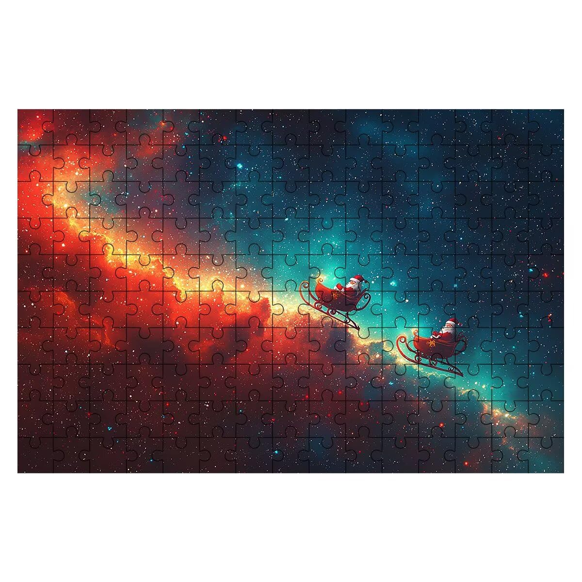 Puzzle 2000 elementów dla dorosłych, puzzle 2000 elementów zorzy polarnej, Boże Narodzenie puzzle dla dorosłych z wykwintnym pudełkiem do pakowania, gry edukacyjne, duże drewniane puzzle na prezent
