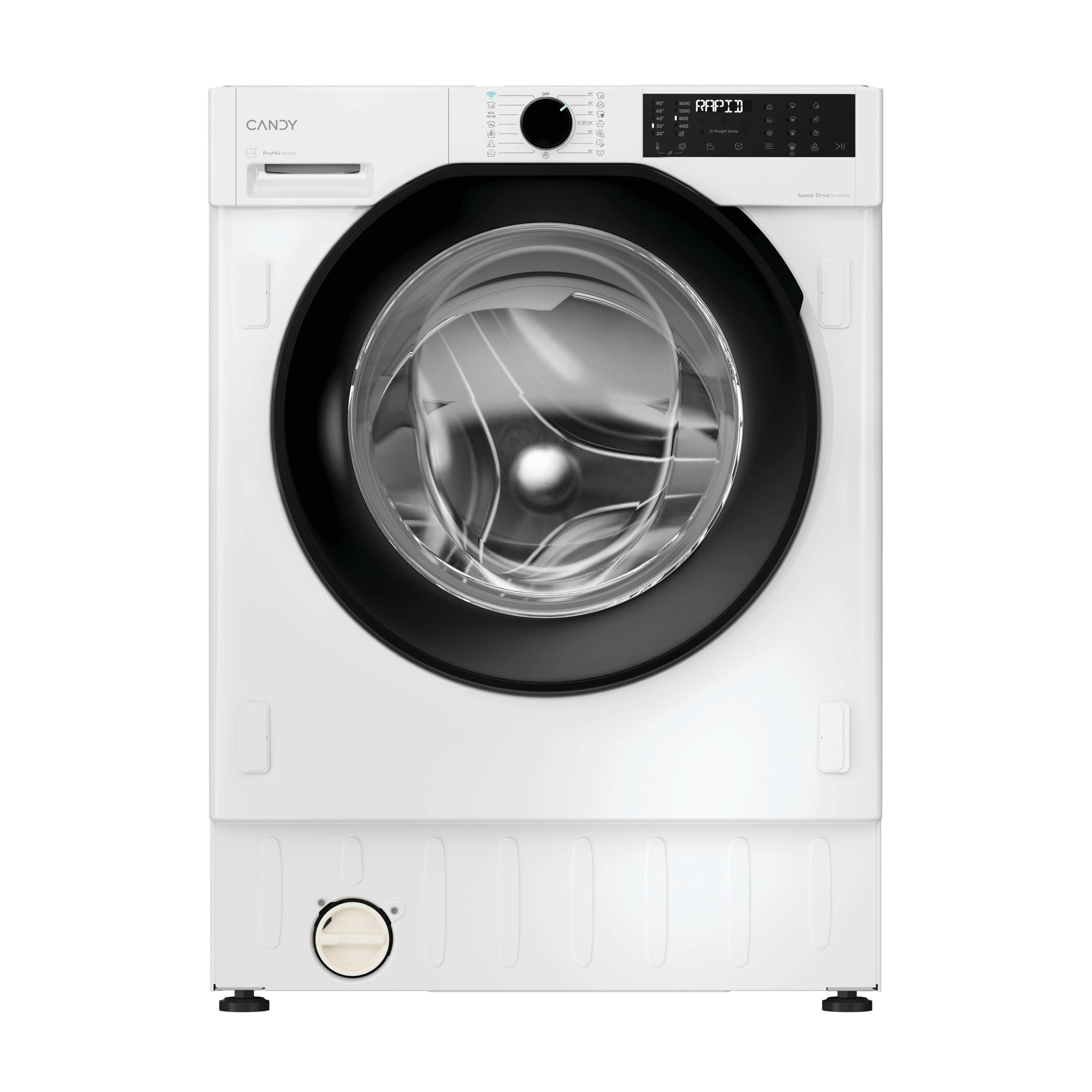 Candy Bc4sd49m6db8-80 Integrated 9Kg Washing Machine With 1400 Rpm - A Rated White