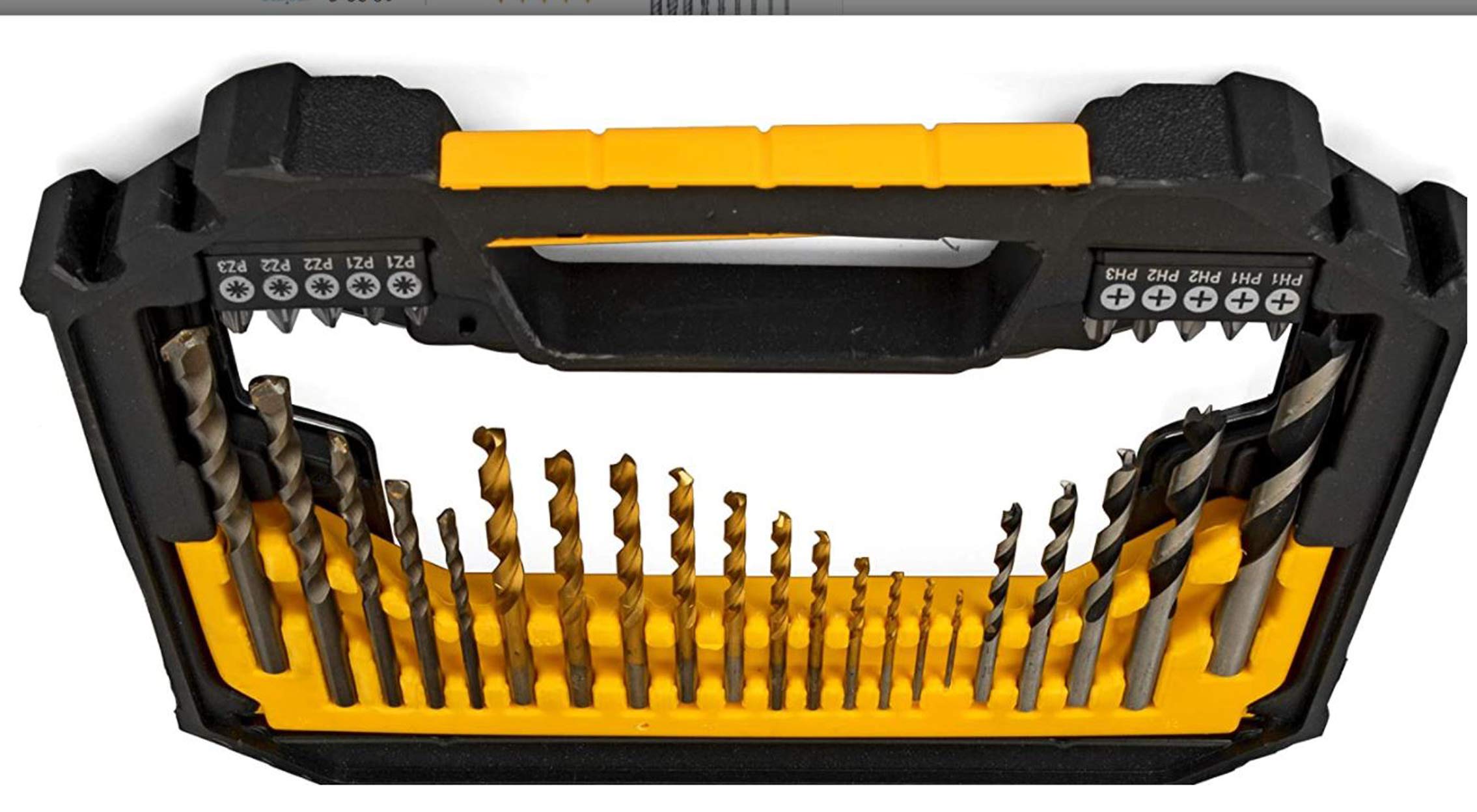 Juego de brocas y puntas profesional Vito Pro-Power |128 piezas | taladrar y atornillar metal, mampostería, madera.
