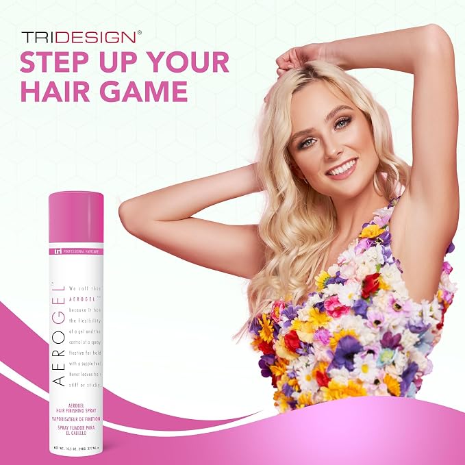 TRIDESIGN Aerogel Spray Fijador para el Cabello Pack 2 miniatura 6