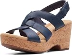 Clarks womens 26164796 Wedge Sandal