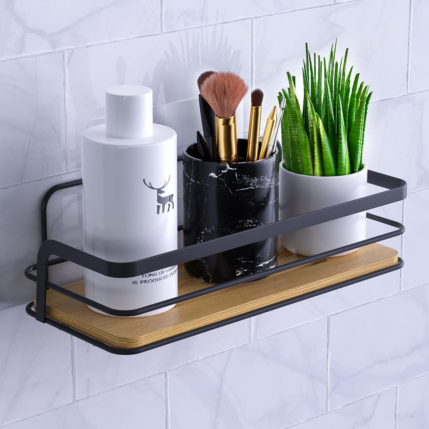 Étagère Murale Art Déco Pour Salle De Bain – Inox 53x15 Cm – Excellent état