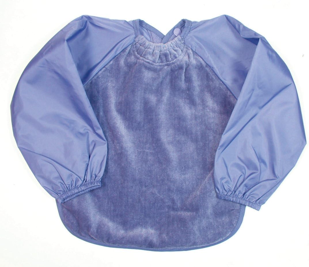 Silly Billyz Long Sleeve Bib - Small - Toweling with Snuggle Neck