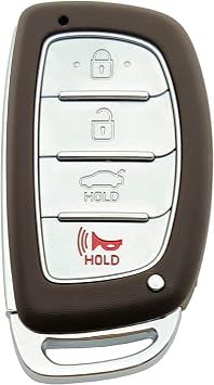 Horande Replacement Key Fob Cover Case fit for Hyundai Sonata Tucson Elantra Sonata I40 IX35 I45 Keyless Entry Key Fob Shell with Battery Holder