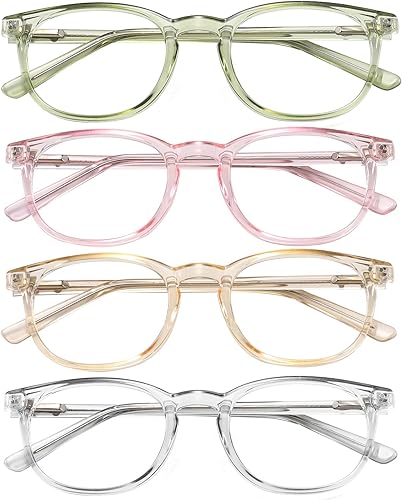 Miniatura 2 de Gafas de lectura para mujeres y hombres con montura cuadrada ovalada con bisagra de resorte, anti UV y antideslumbramiento