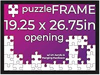 Vista 51 de Poster Palooza Kit de marco de rompecabezas de 20 x 30 pulgadas, incluye hojas de pegamento para rompecabezas, marco de rompecabezas de madera negra