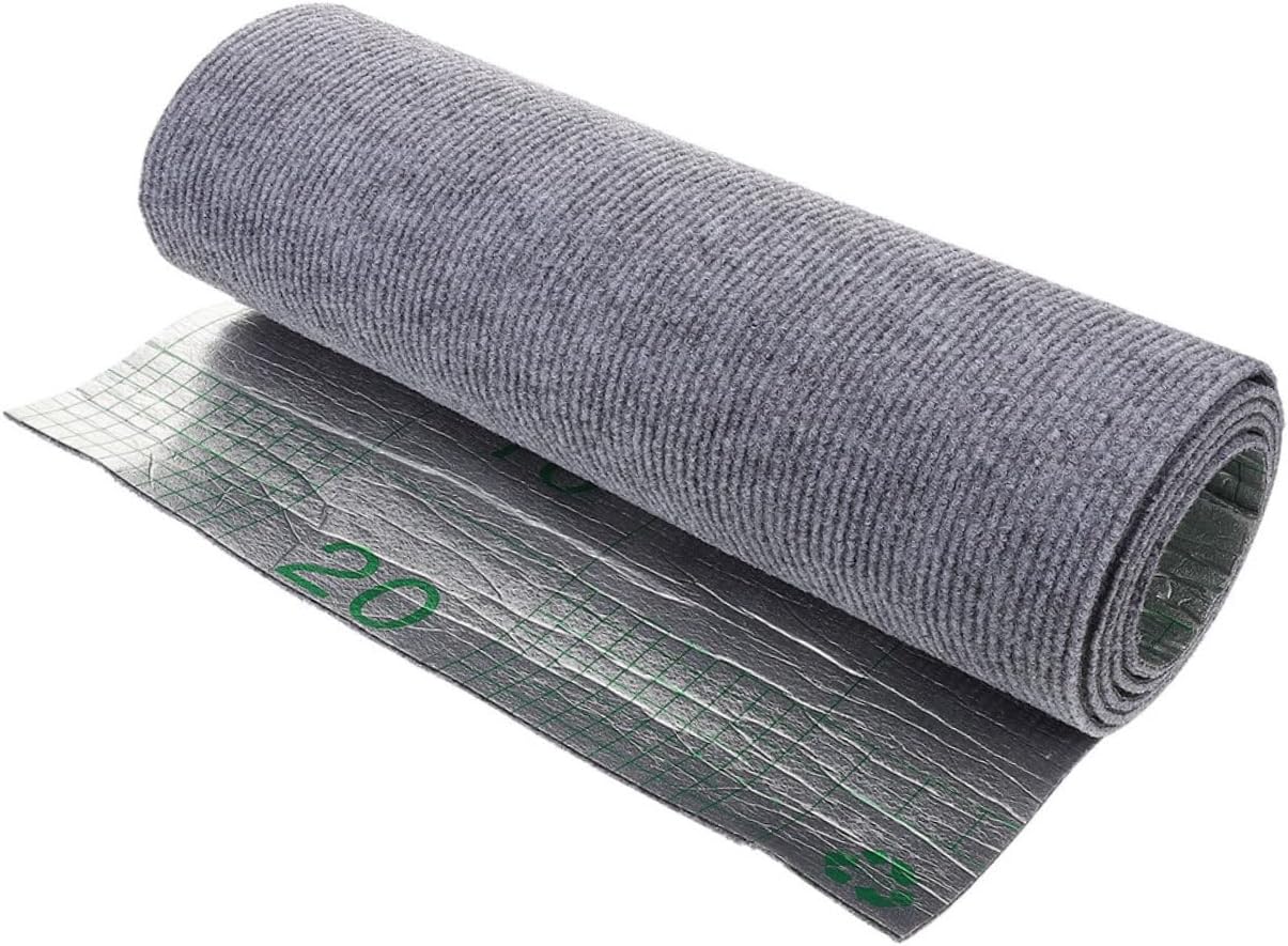 Cat Scratching Post Carpet Self Adhesive Mat for Cat Trees Furniture Walls Durable Replacement Rug Extra Deep Grey