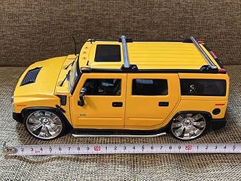 【JADA】1/18 2003 HUMMER H2 ミニカー ダイキャスト 黄 JADA】1/18 2003 HUMMER H2 ミニカー ダイキャスト 黄 - メルカリ