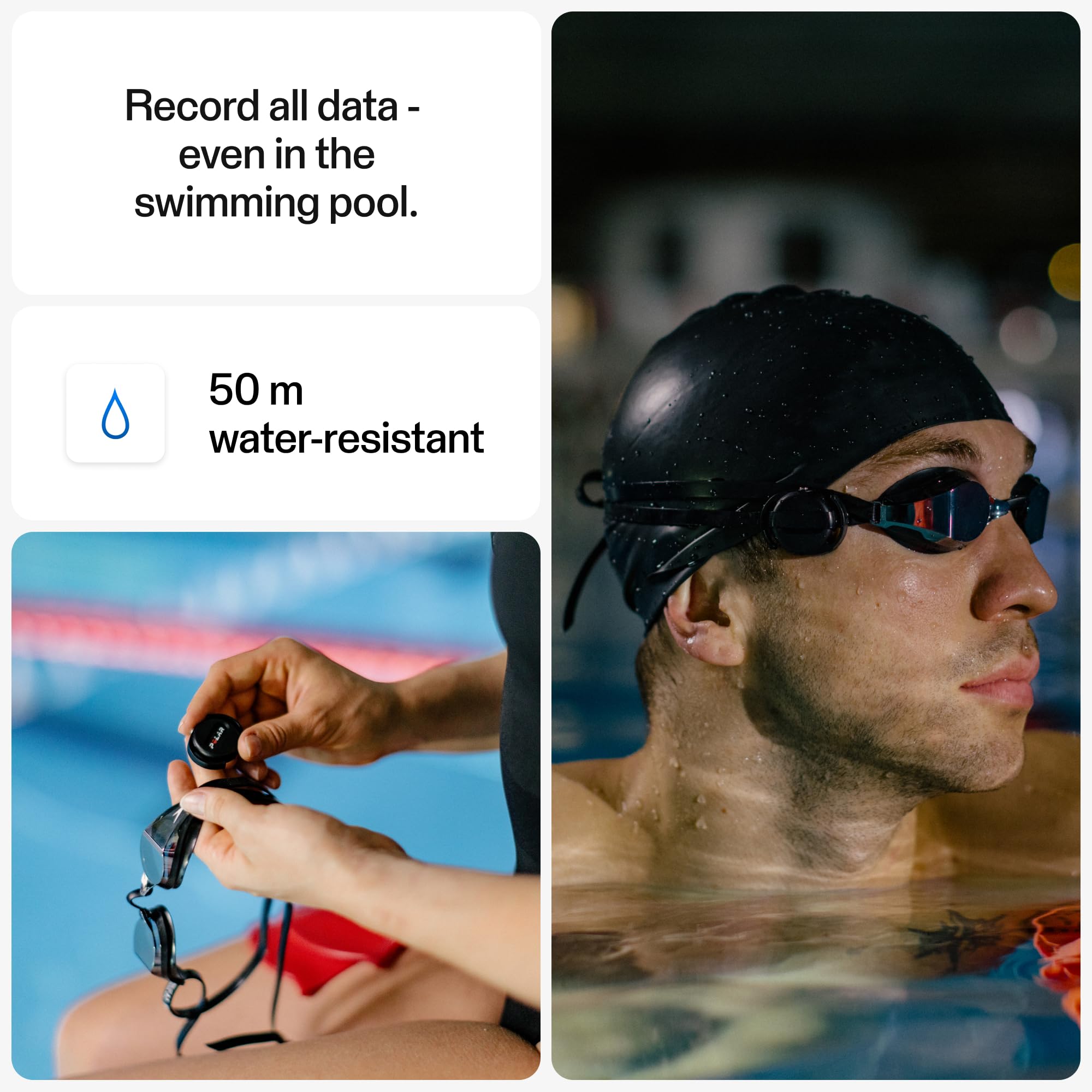 Polar Verity Sense - Optical Heart Rate Monitor Armband for Sport - ANTPlus and Dual Bluetooth HRM - Waterproof HR Sensor with only One Button (Verity Sense, M-XXL,Grey)