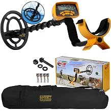 Garrett ACE 250 Metal Detector Bundle - Electronic Pinpointing, 5 Search Modes, Accept/Reject Discrimination, Depth Indicator, Includes Carry Bag